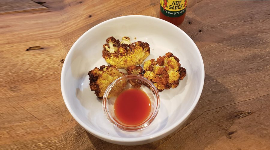 Roasted air fryer cauliflower